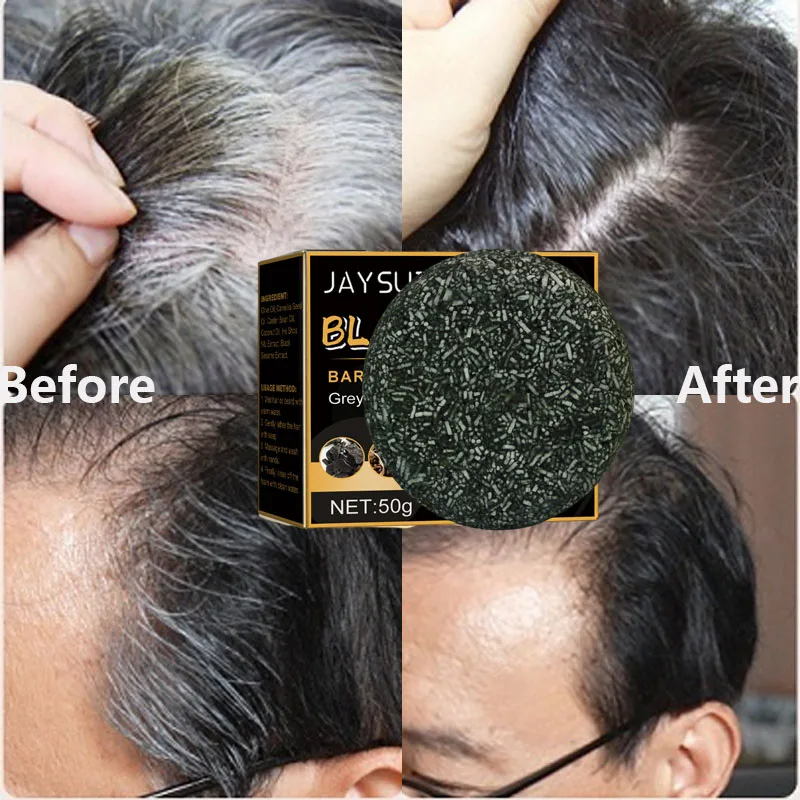 Shampoing Solide Pour Cheveux & Barbe Blancs