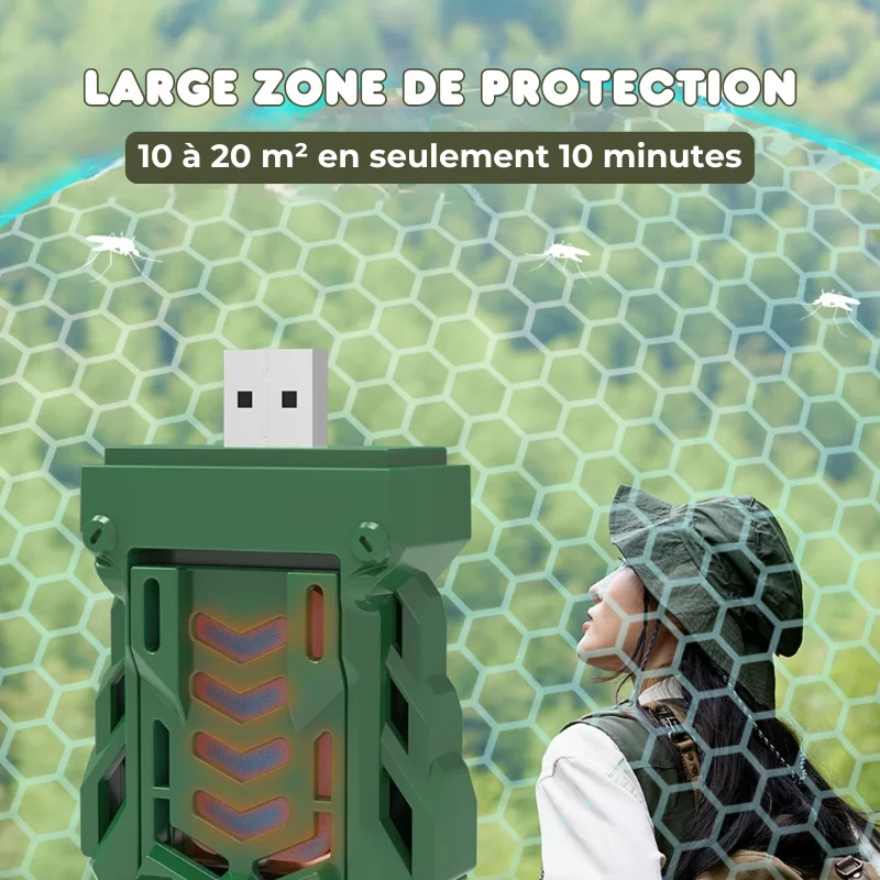 Mini Répulsif Anti-moustiques USB Discret