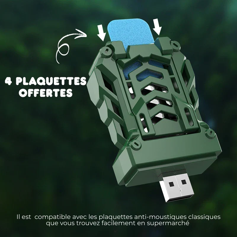 Mini Répulsif Anti-moustiques USB Discret