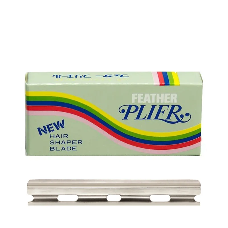 Lames de remplacement "Plier PLI‑20” en acier inoxydable pour rasoir Plier (20 lames)