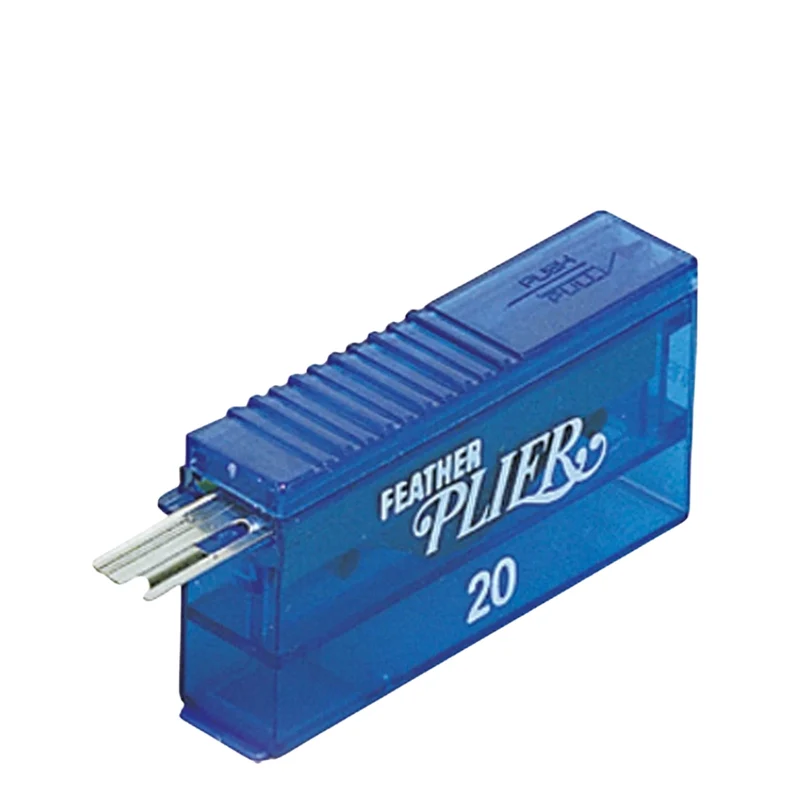 Lames de remplacement "Plier PLI‑20” en acier inoxydable pour rasoir Plier (20 lames)