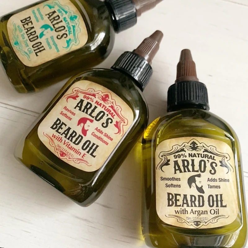 Huile à barbe avec de l'huile d'argan (75ml/2.5oz)