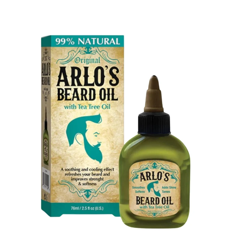 Huile à barbe avec de l'huile d'arbre de thé (75ml/2.5oz)