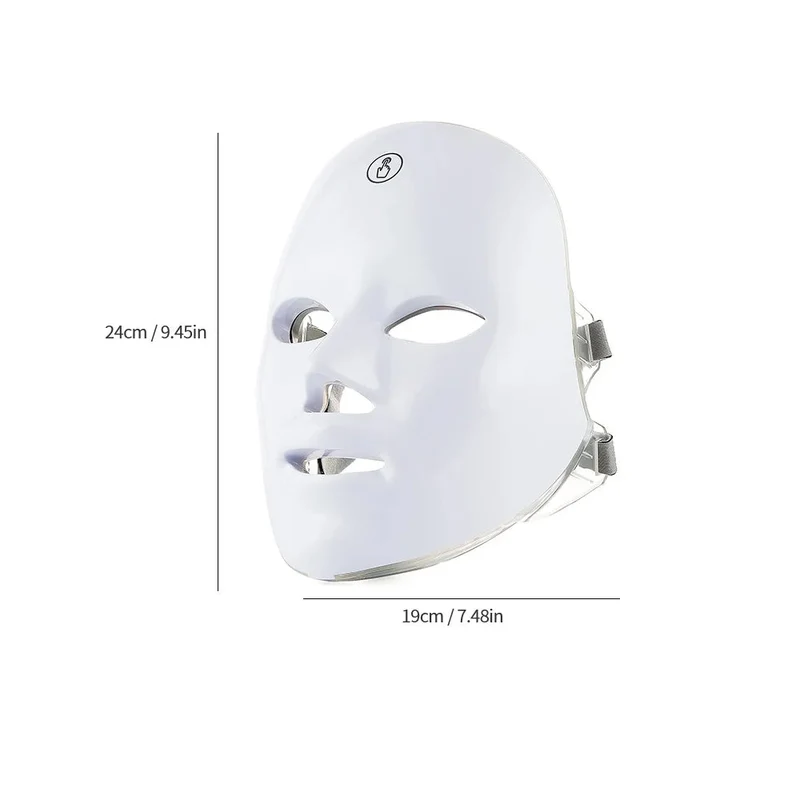 Masque Visage & Cou Anti-âge Luminothérapie 7 Couleurs