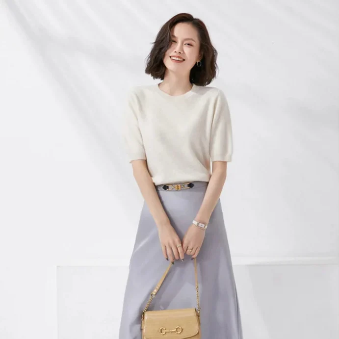 Top Classique Tricoté Femme – Plusieurs Couleurs