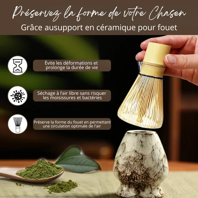 Kit Complet pour Matcha Japonais - 6PCS