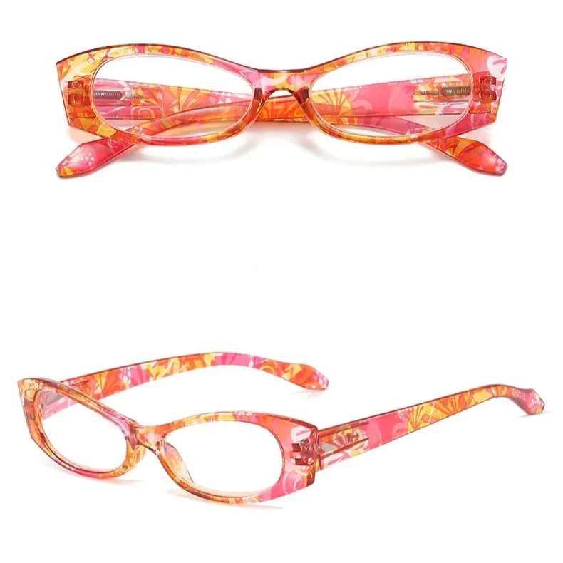 Lunettes de lecture pour presbyte à Motif floral - Étui OFFERT