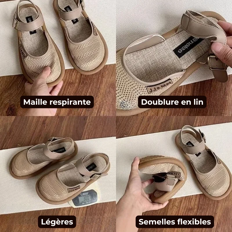 Chaussures d’Été Respirantes - Doublure Lin & Confort