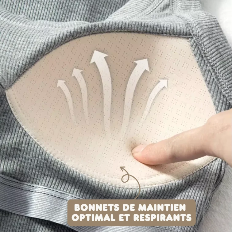 Débardeur Ajusté avec Maintien Poitrine Intégré