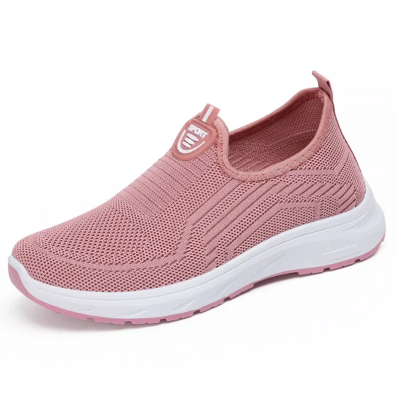 Baskets Femme Confort Respirant Sans Lacets