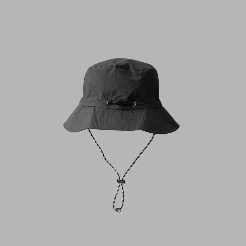 Chapeau de pêcheur à Cordon Pliable Anti-UV & Imperméable
