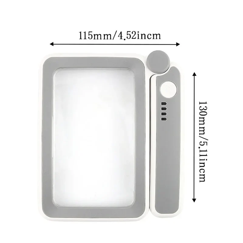 Loupe Pliable Haute Définition 10 LEDs - Rechargeable