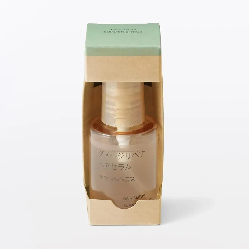 Muji Damage Repair Hair Serum for Ends, Summer Citrus 45mL