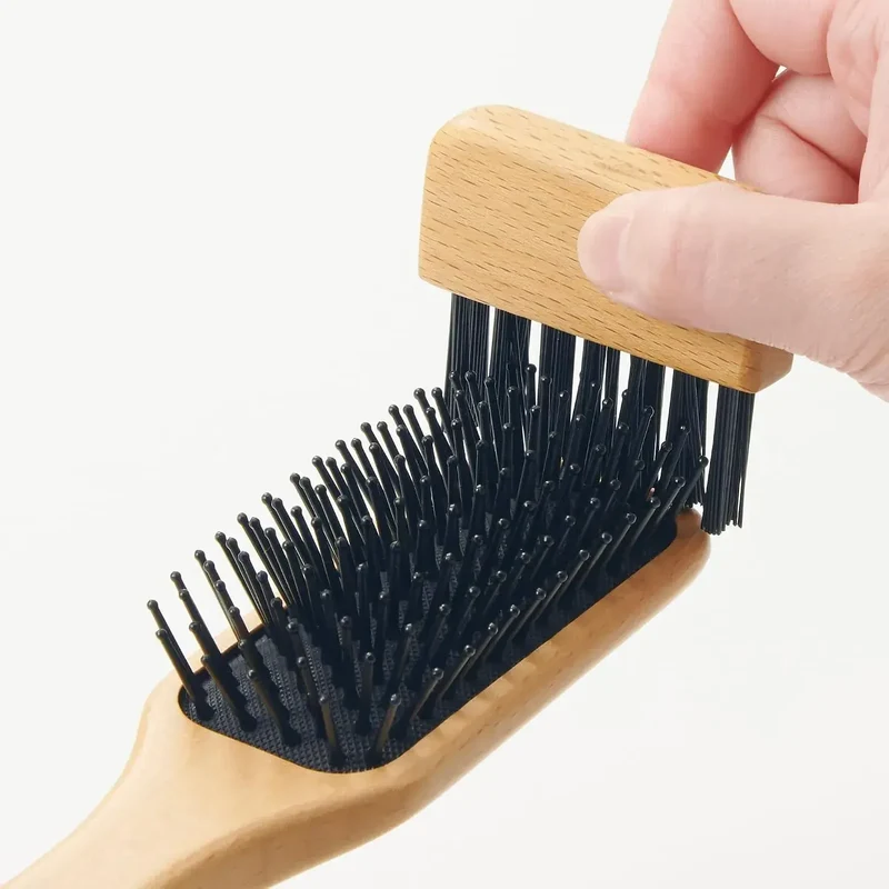 Muji Beech Wood Hair Brush 20cm for Smooth Styling & Care