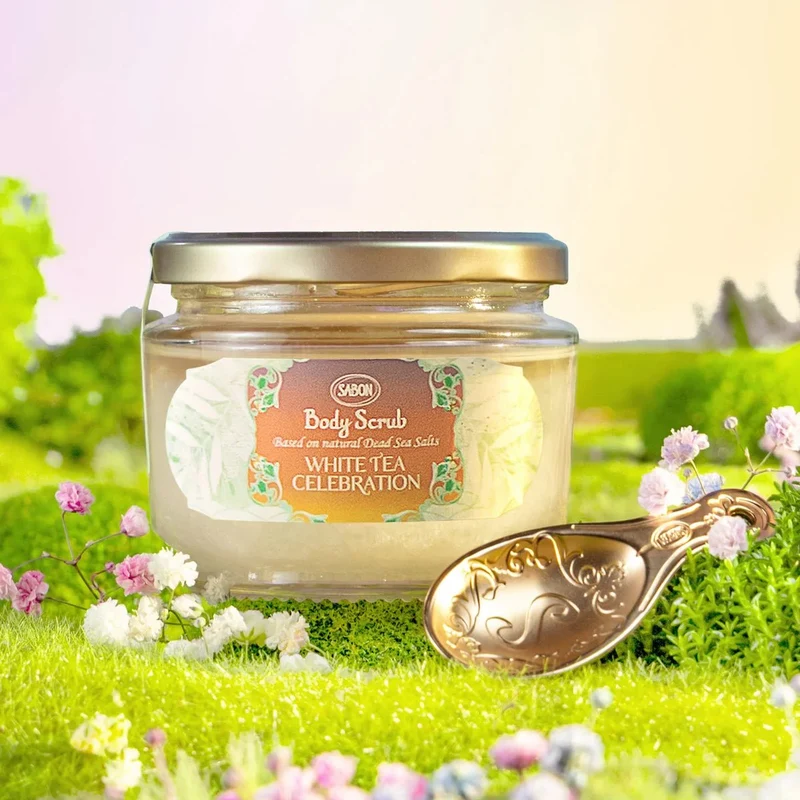 SABON Body Scrub White Tea Celebration 320g