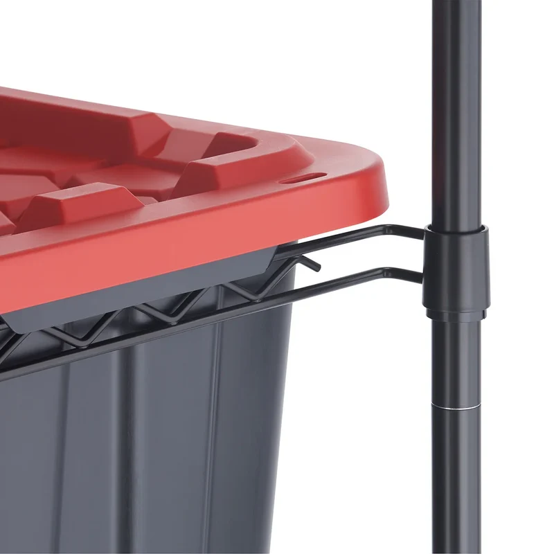 TRINITY - Étagère Support pour Bacs de Rangement à 5 Niveaux