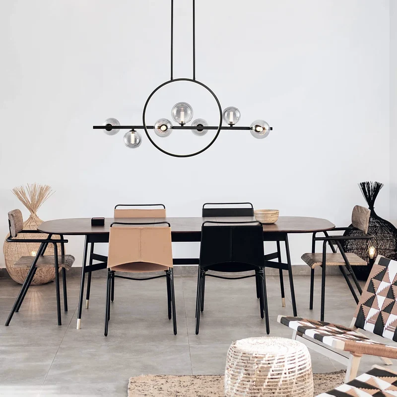 HOUSEMARK - Luminaire Suspendu à 8 Ampoules Luna