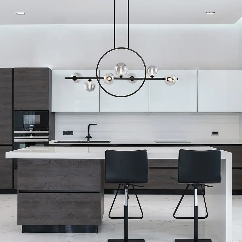 HOUSEMARK - Luminaire Suspendu à 8 Ampoules Luna