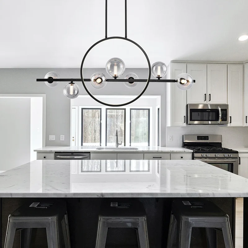 HOUSEMARK - Luminaire Suspendu à 8 Ampoules Luna