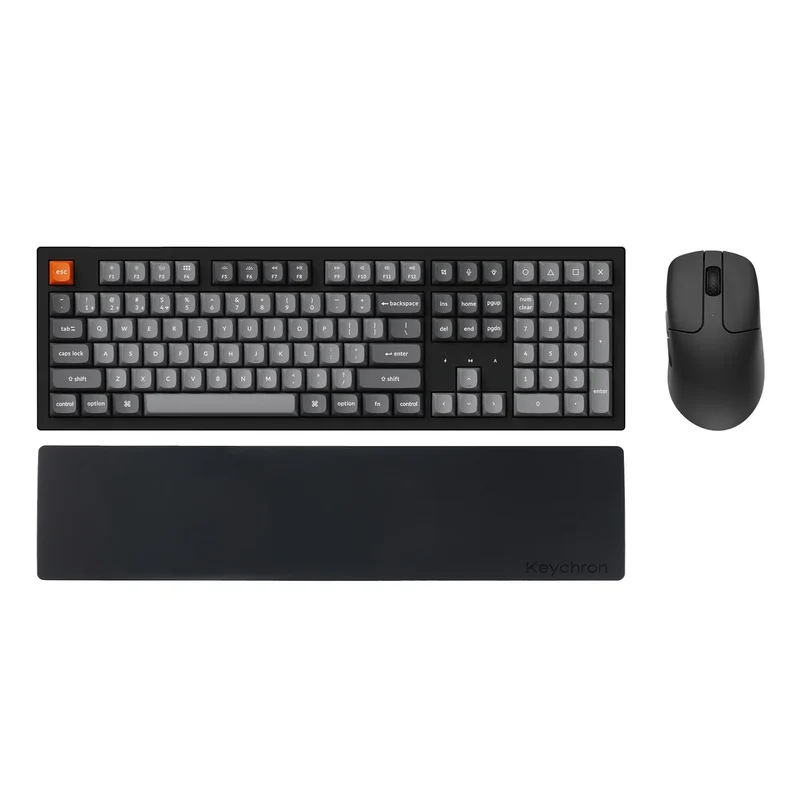 KEYCHRON - Ensemble K10 Max Clavier Mécanique et Souris M2 avec Repose-Poignet