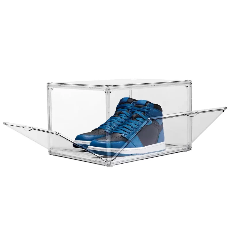 AG BOX - Ensemble de 4 Boites à Chaussures Empilables Haut de Gamme