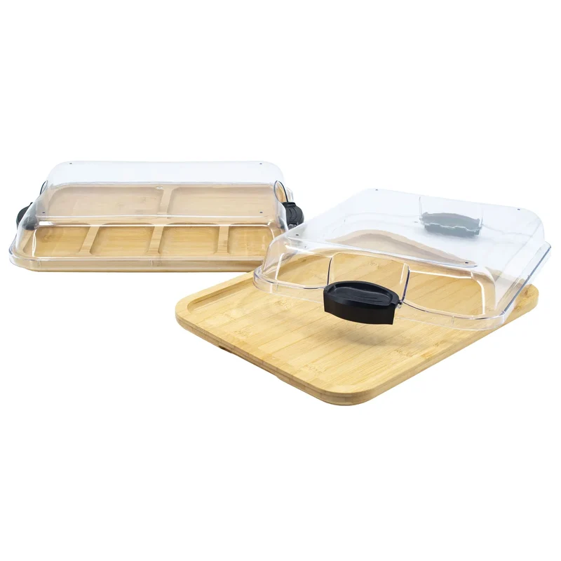 BUILD-A-BOARD BY KAMENSTEIN - Paquet de 2 Planches de Service en Bambou