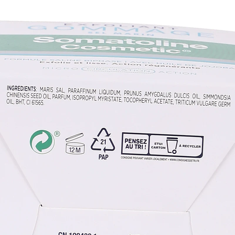 Gommage au sel marin regénérant et hydratant
