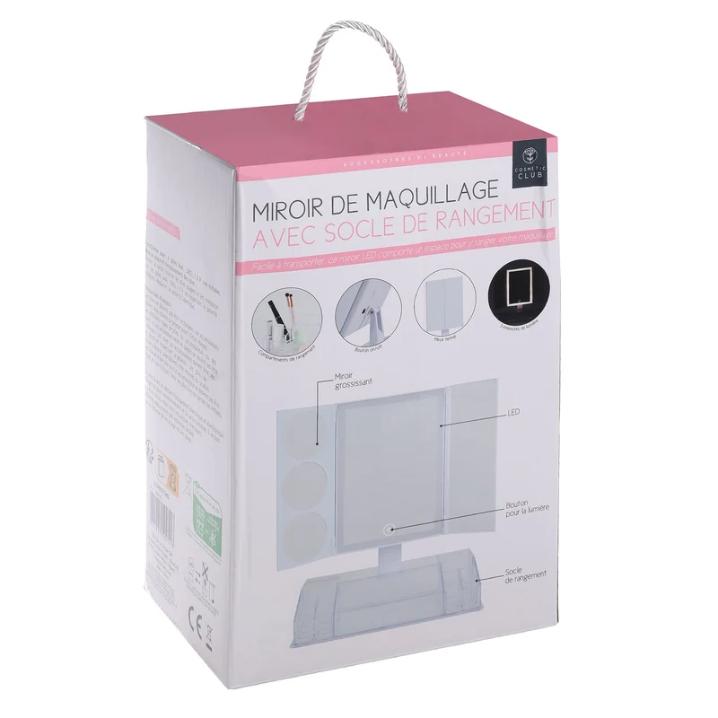 Miroir de maquillage LED