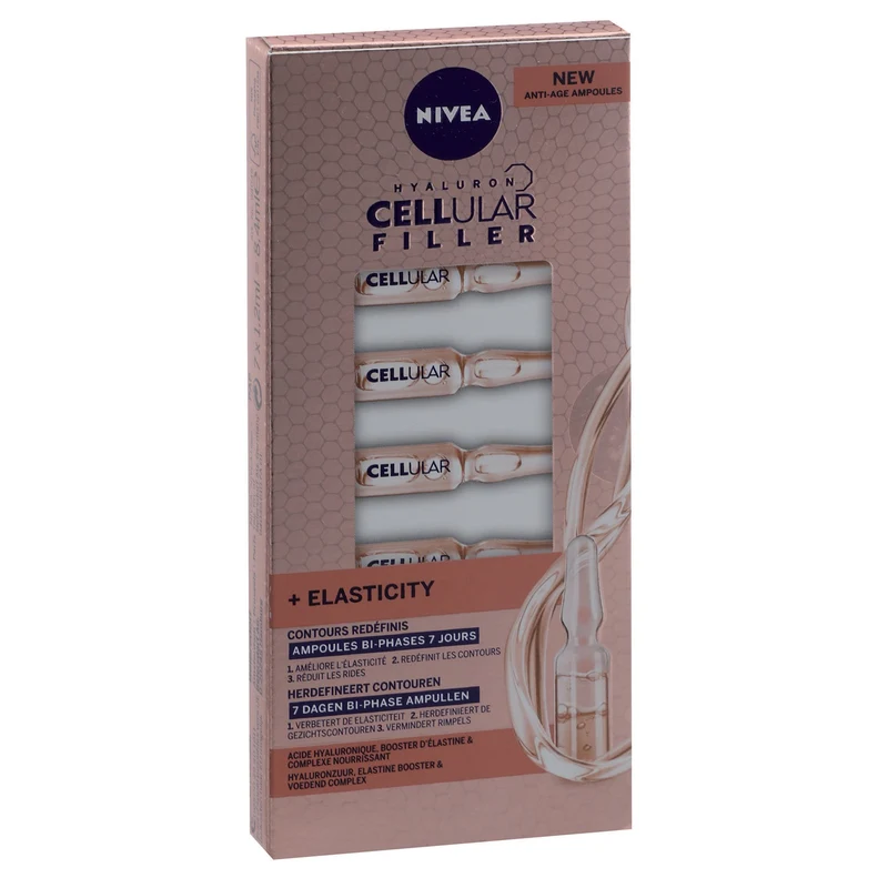 7 ampoules anti-rides acide hyaluronique