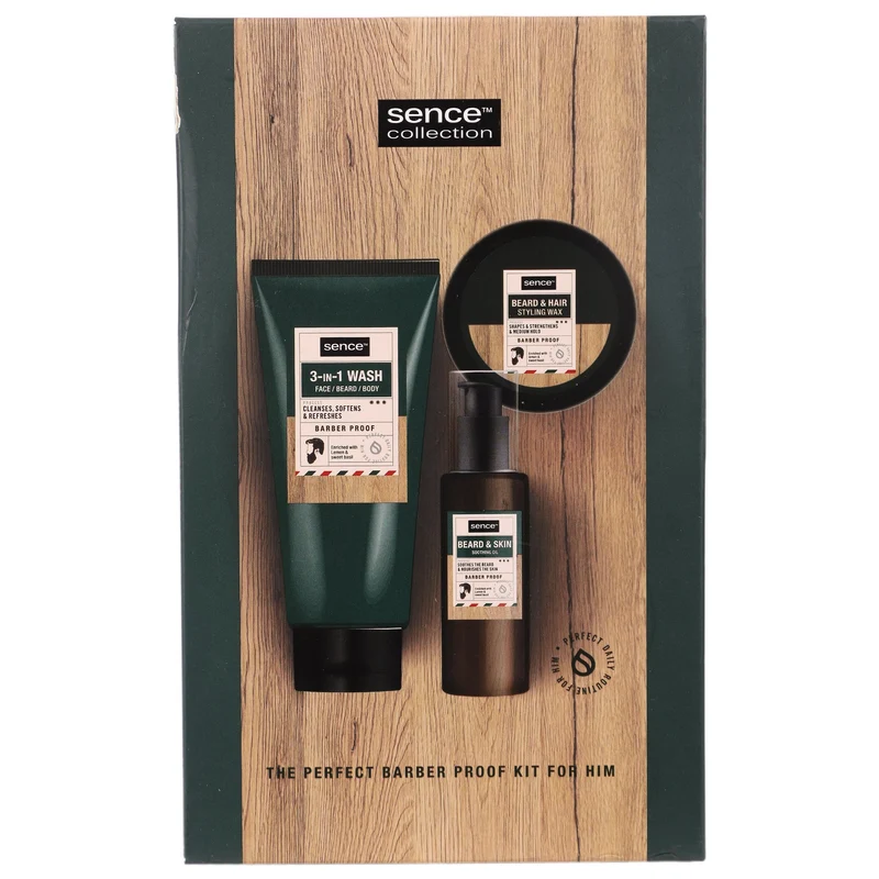 Coffret pour barbe et cheveux