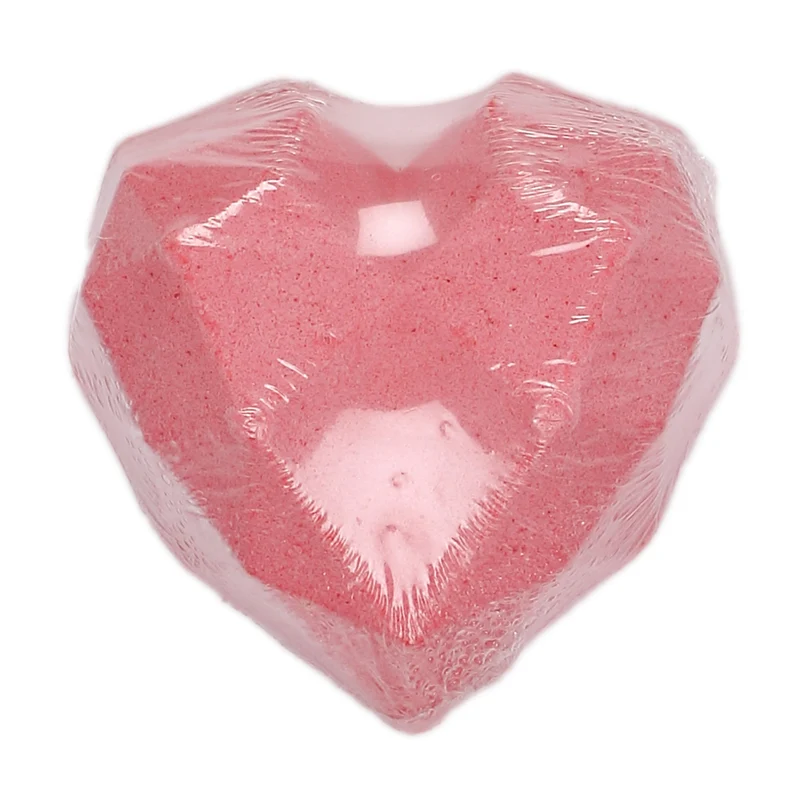 Bombe de bain cœur colorés