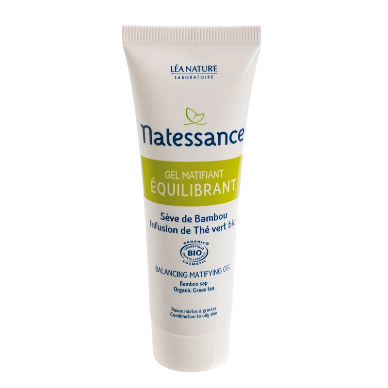 Gel matifiant équilibrant bambou et thé vert bio