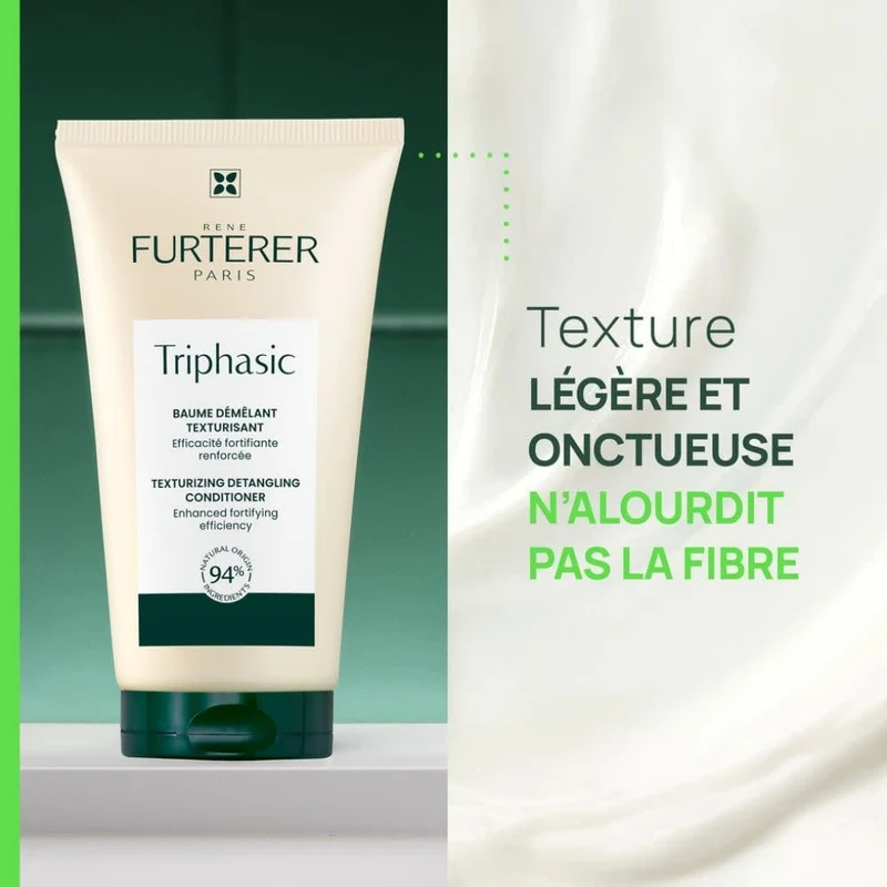 Baume démêlant texturisant "Triphasic" - Cheveux clairsemés