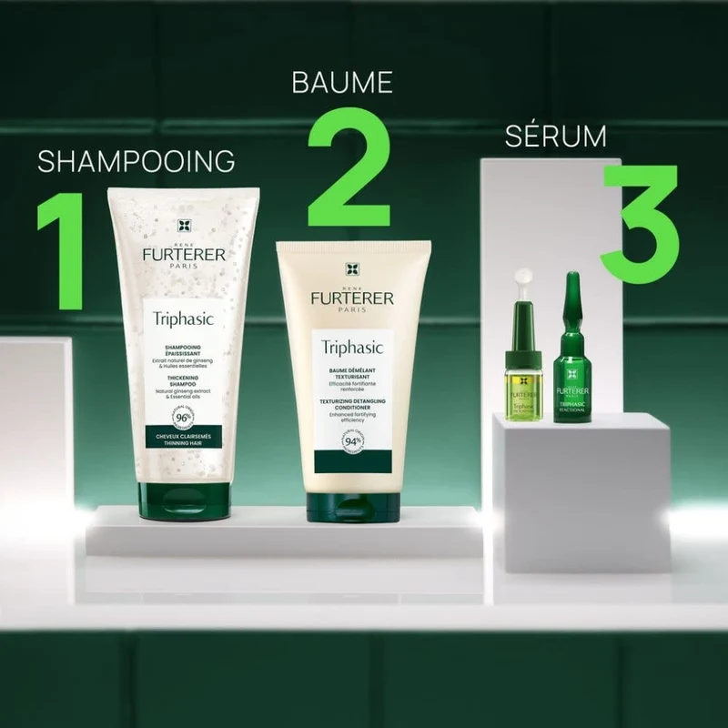 Baume démêlant texturisant "Triphasic" - Cheveux clairsemés