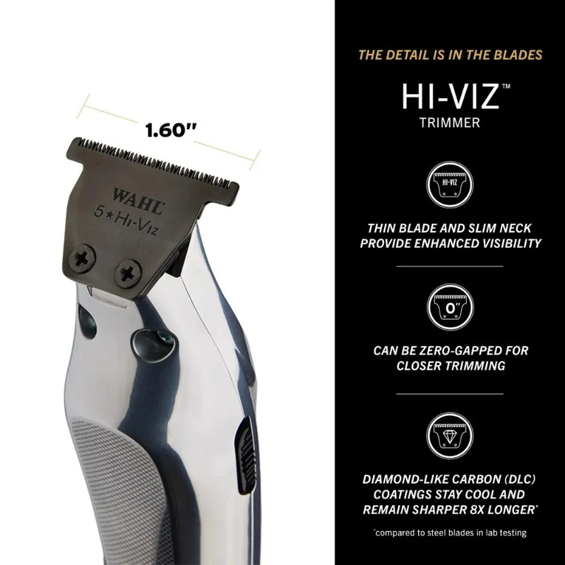 Tondeuse de finition sans fil "5 Star Hi-Viz" lithium-ion avec lame extra large en T