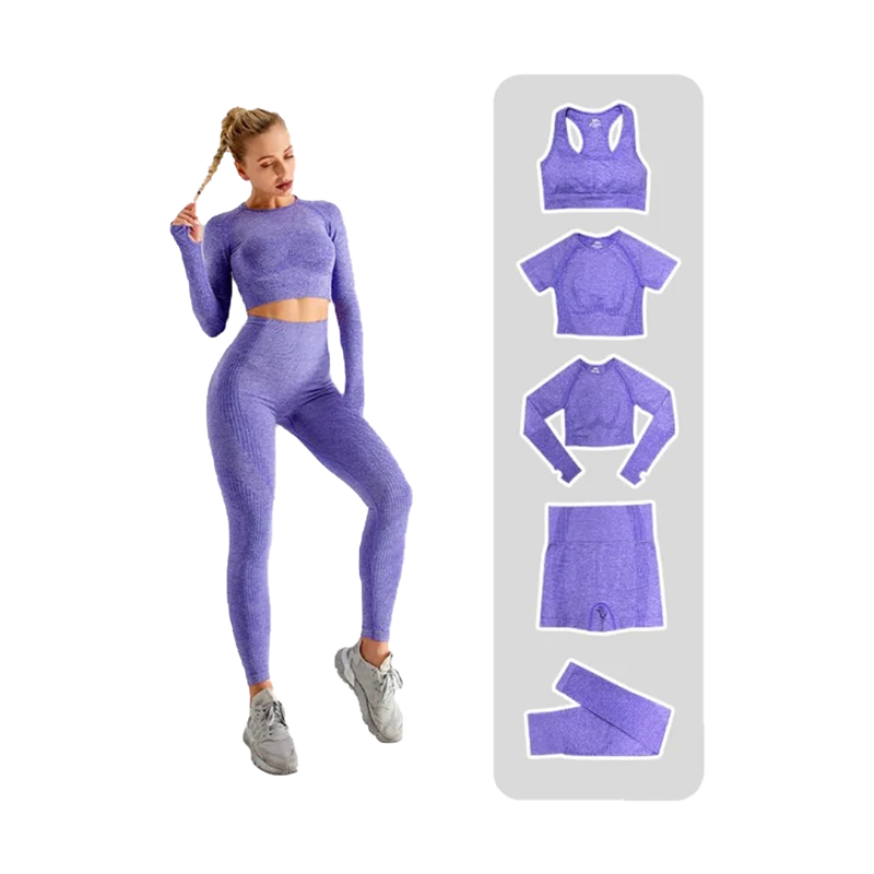 Ensemble de sport 5PCS pour Femme