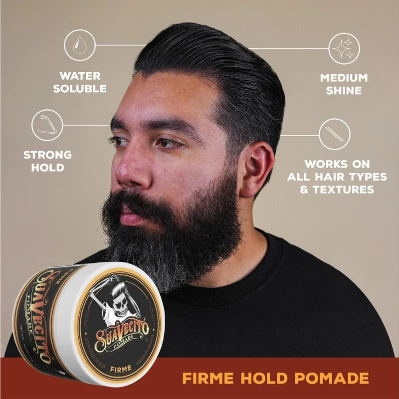 Pommade "Firm Hold" Édition "Santo Roble" - Tenue forte brillance moyenne (113ml/4.0oz)