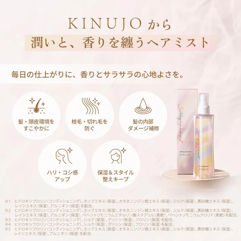 KINUJO Silkkeeping Hair Mist
