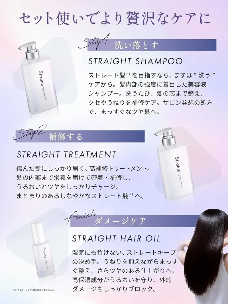 Straine White Blossom Hair Treatment for Straight & Curly Hair