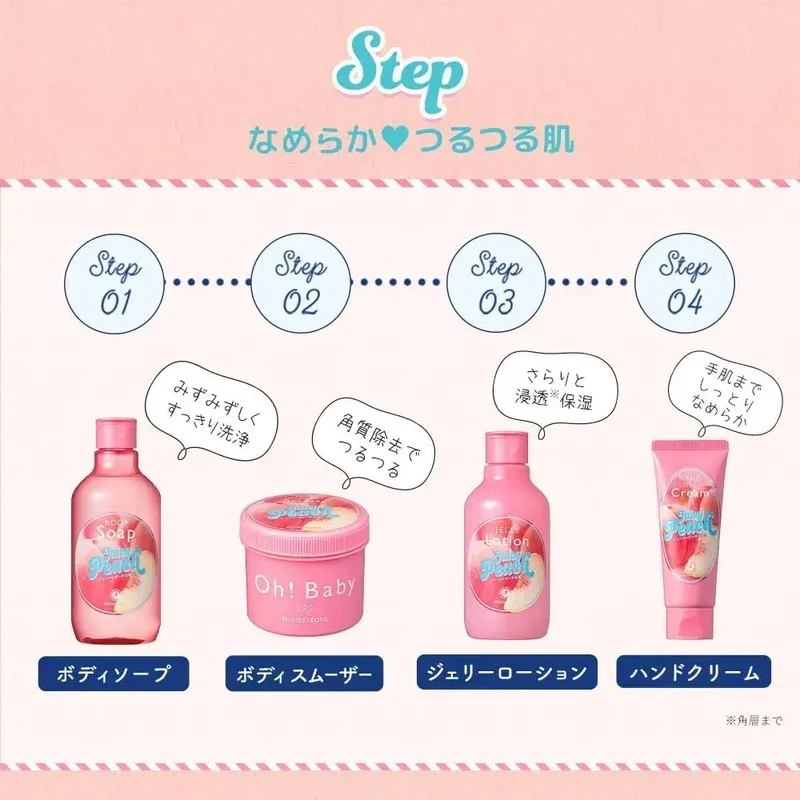 House of Rose Juicy Peach Scent Jelly Lotion Hydrating 200ml