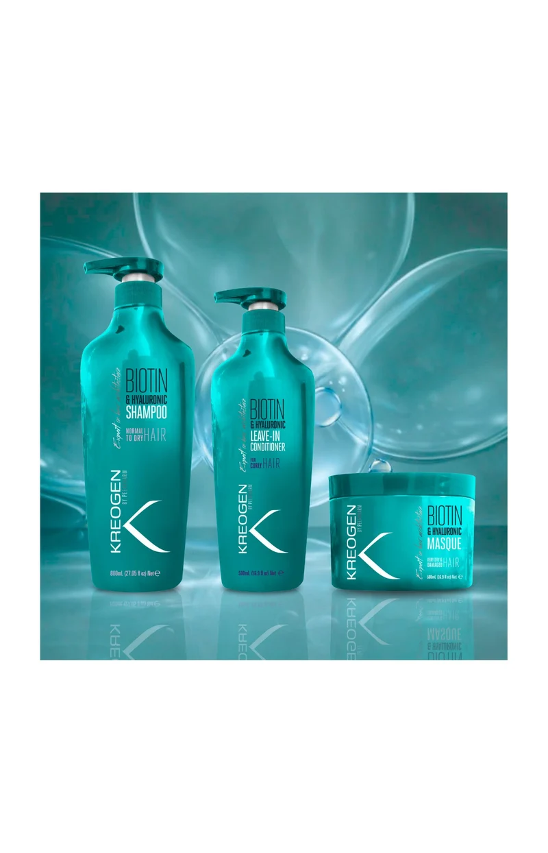 Routine réparatrice - Biotine - Cheveux normaux à secs - 3 produits