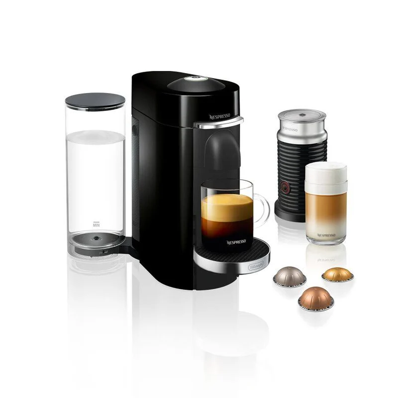 NESPRESSO - Machine à Café et Expresso Vertuo Plus & Aeroccino3 par De'Longhi *Boite Endommagée*