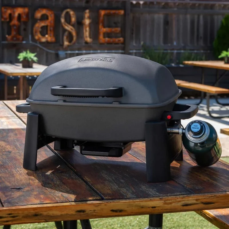NEXGRILL - Barbecue de Table au Gaz en Aluminium à 1 Brûleur pour l'Extérieur