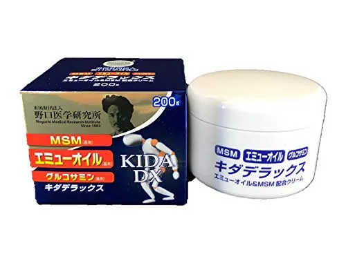 Noguchi Research Institute Kida Deluxe Emu Oil & MSM Cream 200g