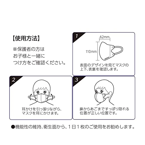unicharm Super comfortable mask children dedicated type (for 3-6 years old) 18 sheets (with print pattern)