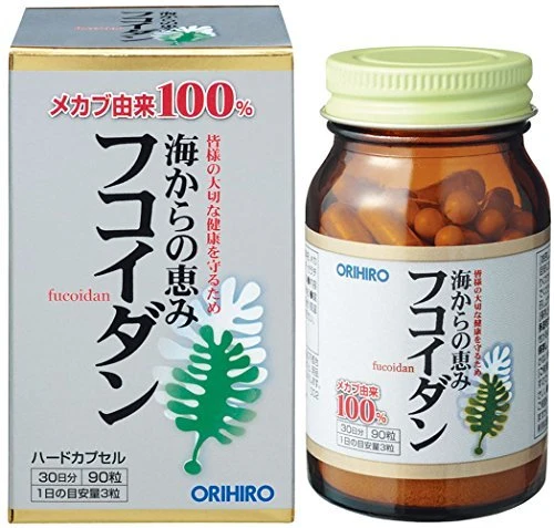 ORIHIRO Blessing from the Sea Fucoidan 90 capsules