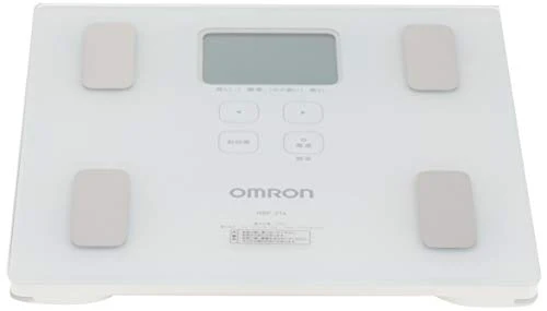 OMRON Body Weight & Body Composition Scale White HBF-214-W