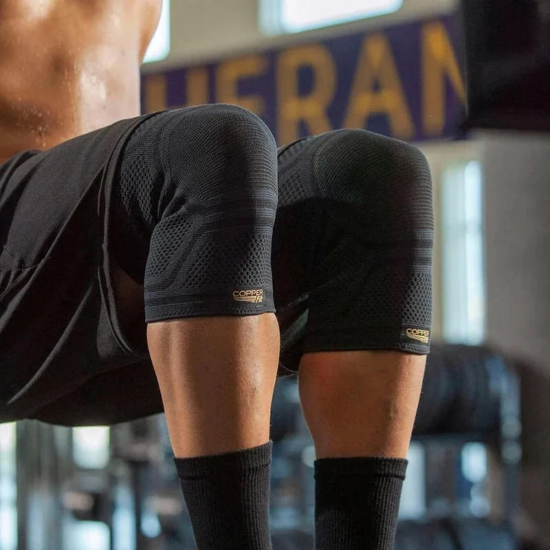 COPPER FIT - Ensemble de 2 Genouillères de Compression Elite