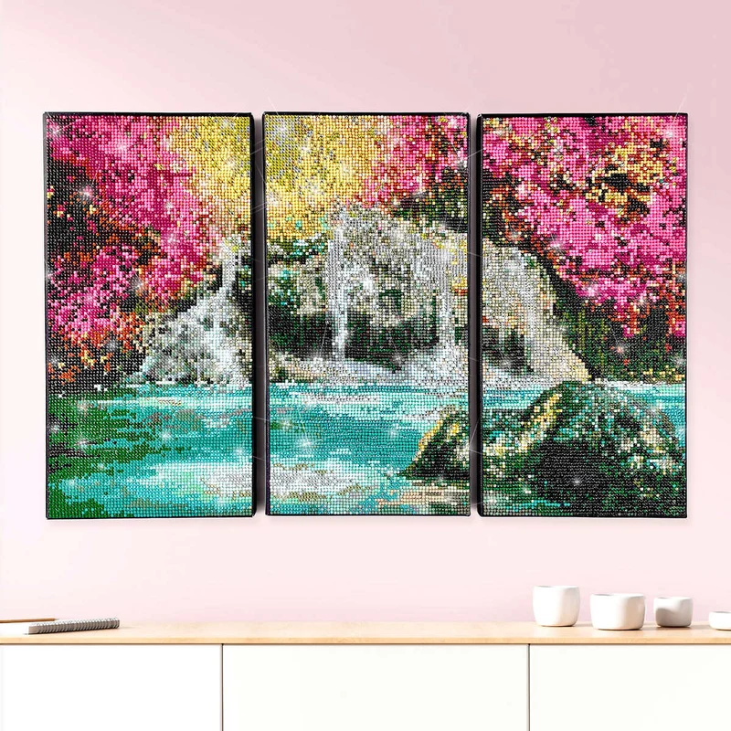 ARTSKILLS - Ensemble de 3 Panneaux de Peinture au Diamant Brilliant Art