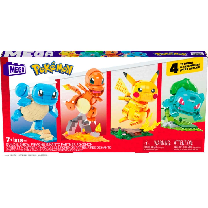 MEGA - Créer et Montrer Pikachu et les Pokémon Partenaires de Kanto